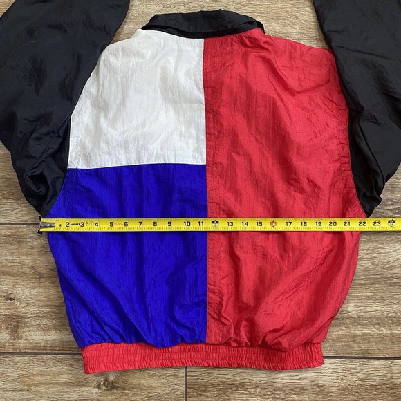 Color block Nylon Windbreaker Jacket Women's Size M - Picture 6 of 8